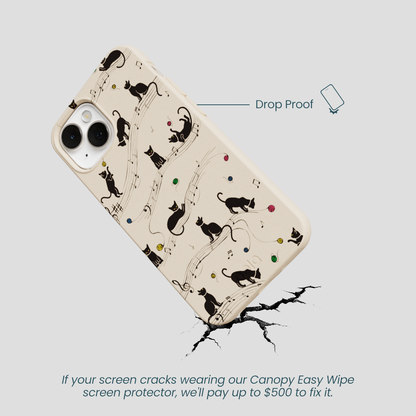 Seashell Music Kitties iPhone 13 Case