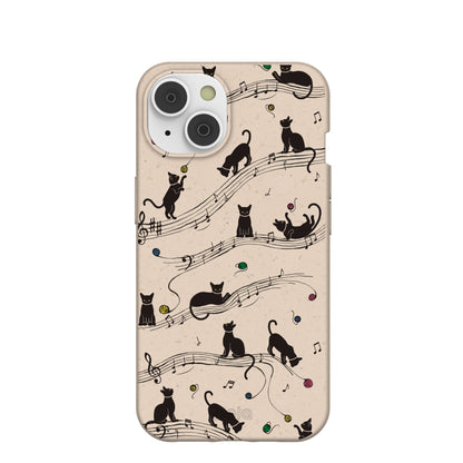 Seashell Music Kitties iPhone 14 Case