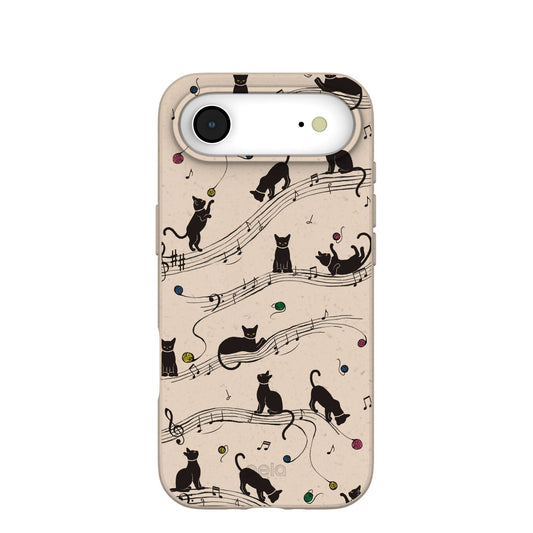 Seashell Music Kitties iPhone Air Case
