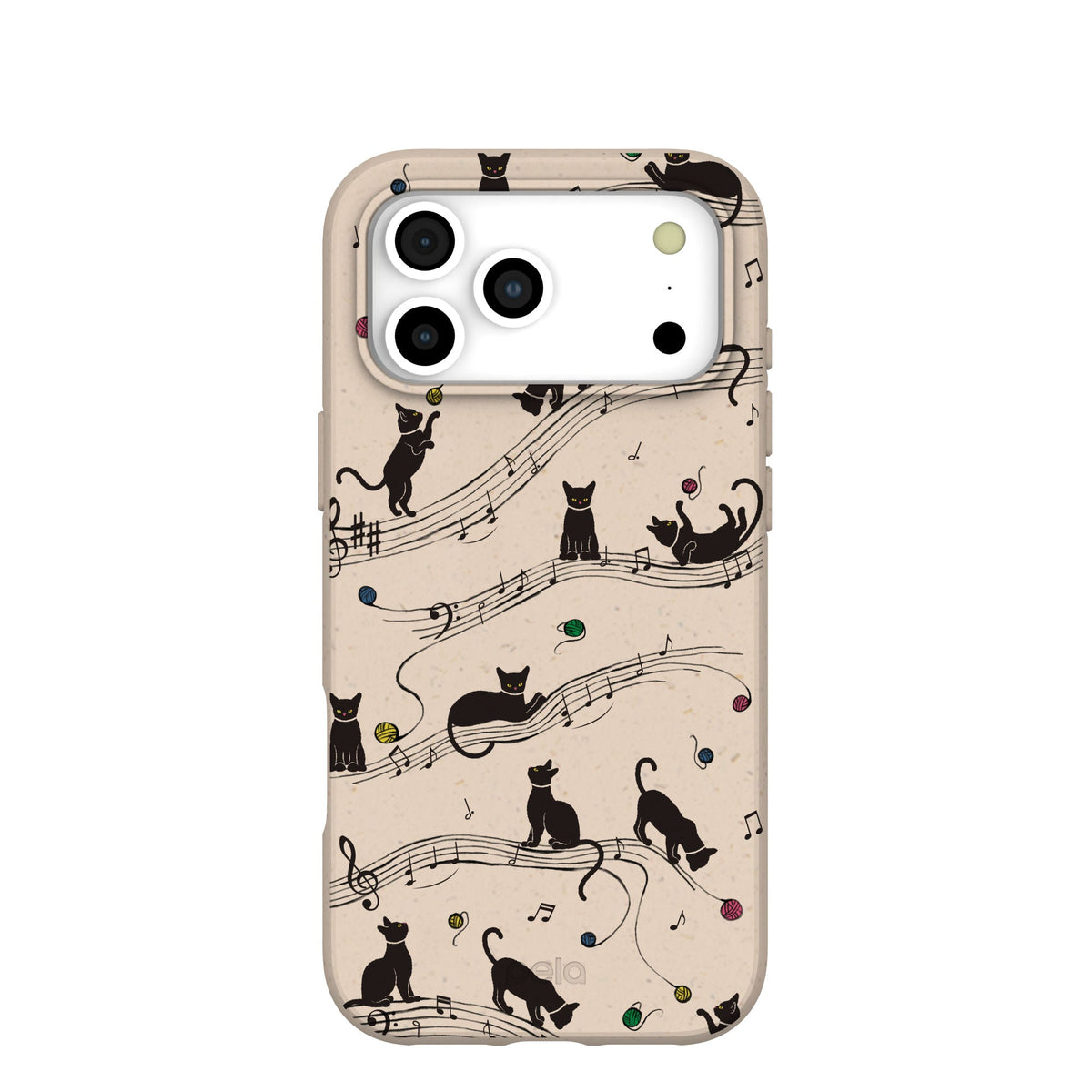 Seashell Music Kitties iPhone 17 Pro Max Case
