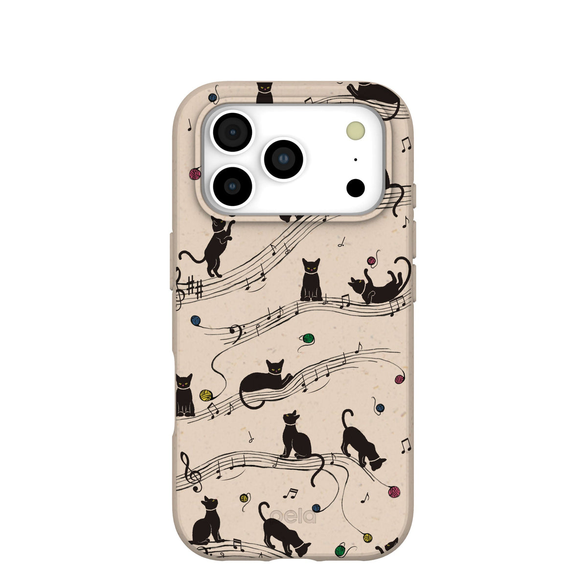 Seashell Music Kitties iPhone 17 Pro Case