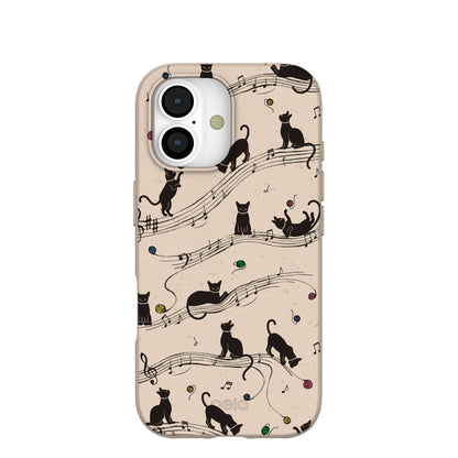 Seashell Music Kitties iPhone 17 Case