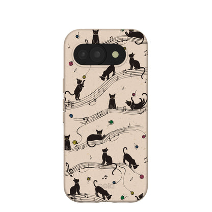 Seashell Music Kitties Google Pixel 10a Case