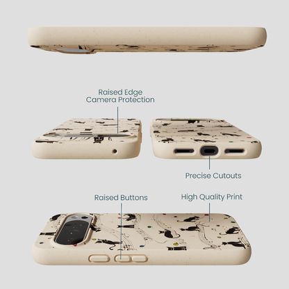Seashell Music Kitties Google Pixel 10 Pro XL Case