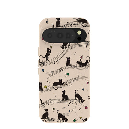 Seashell Music Kitties Google Pixel 10/10 Pro Case