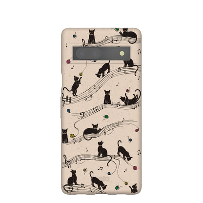 Seashell Music Kitties Google Pixel 7a Case