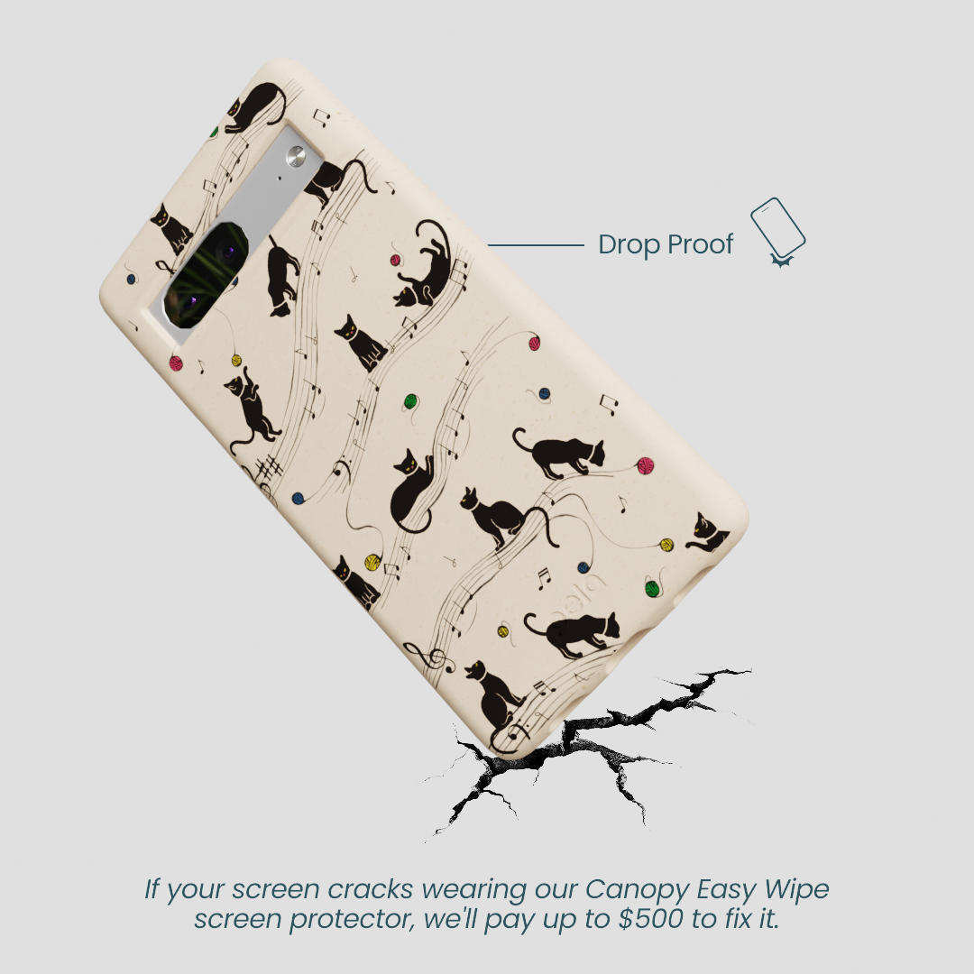 Seashell Music Kitties Google Pixel 7a Case