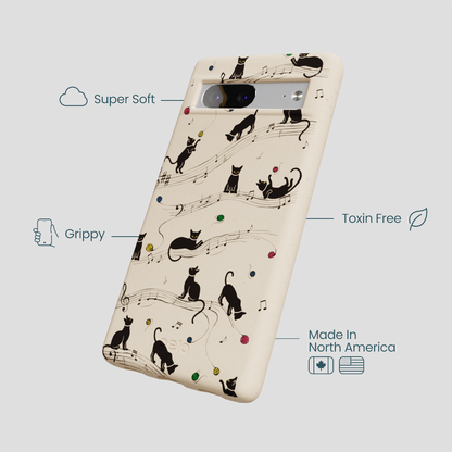 Seashell Music Kitties Google Pixel 7a Case
