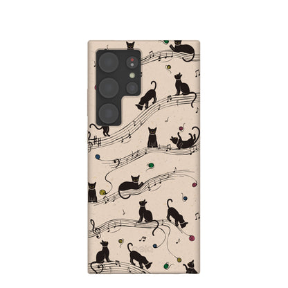 Seashell Music Kitties Samsung Galaxy S24 Ultra Case