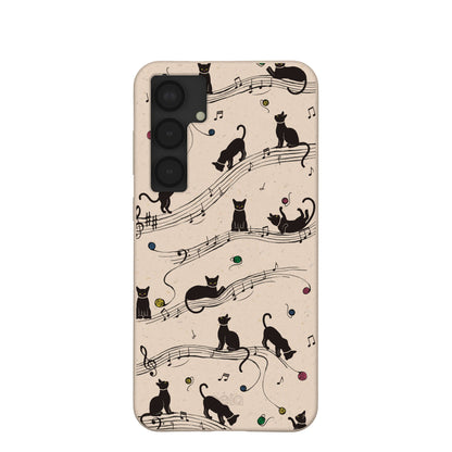 Seashell Music Kitties Samsung Galaxy S25+(Plus) Case