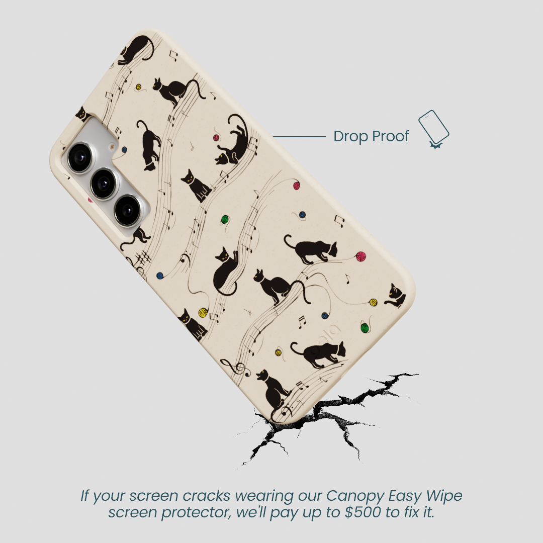 Seashell Music Kitties Samsung Galaxy S25+(Plus) Case