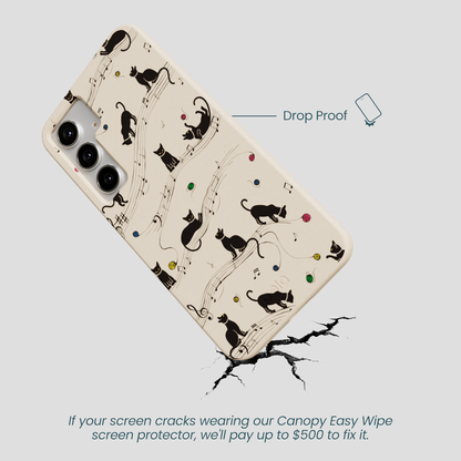 Seashell Music Kitties Samsung Galaxy S25+(Plus) Case