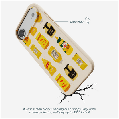 Seashell Mustard Fan iPhone Air Case