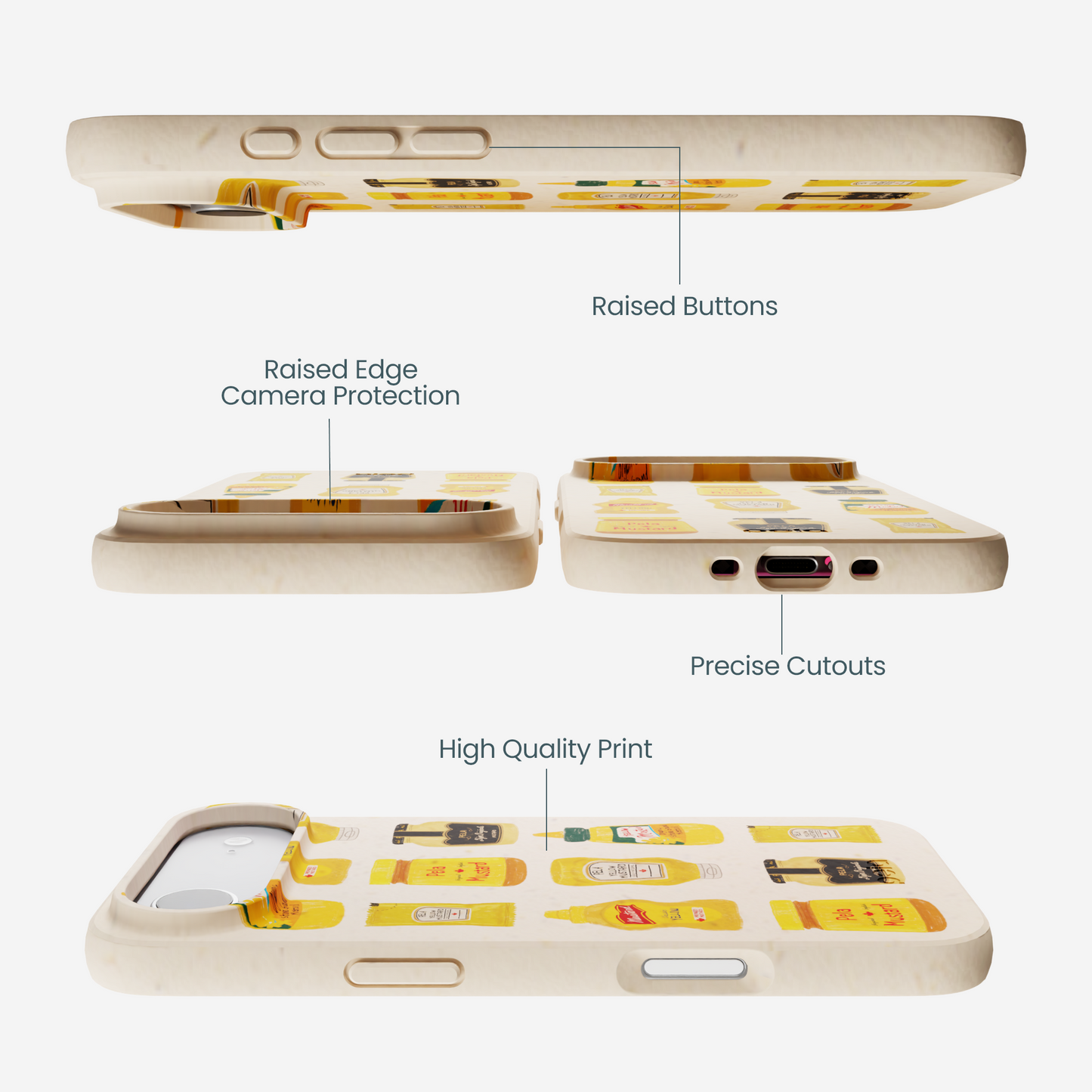 Seashell Mustard Fan iPhone Air Case