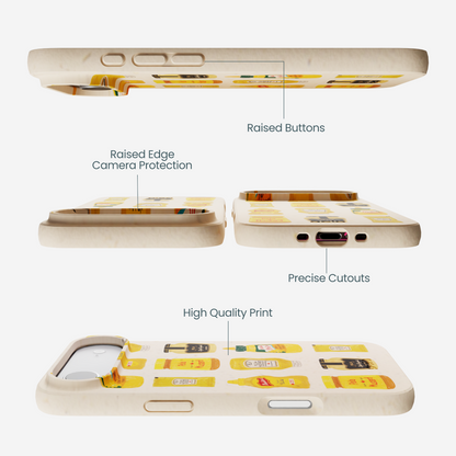 Seashell Mustard Fan iPhone Air Case