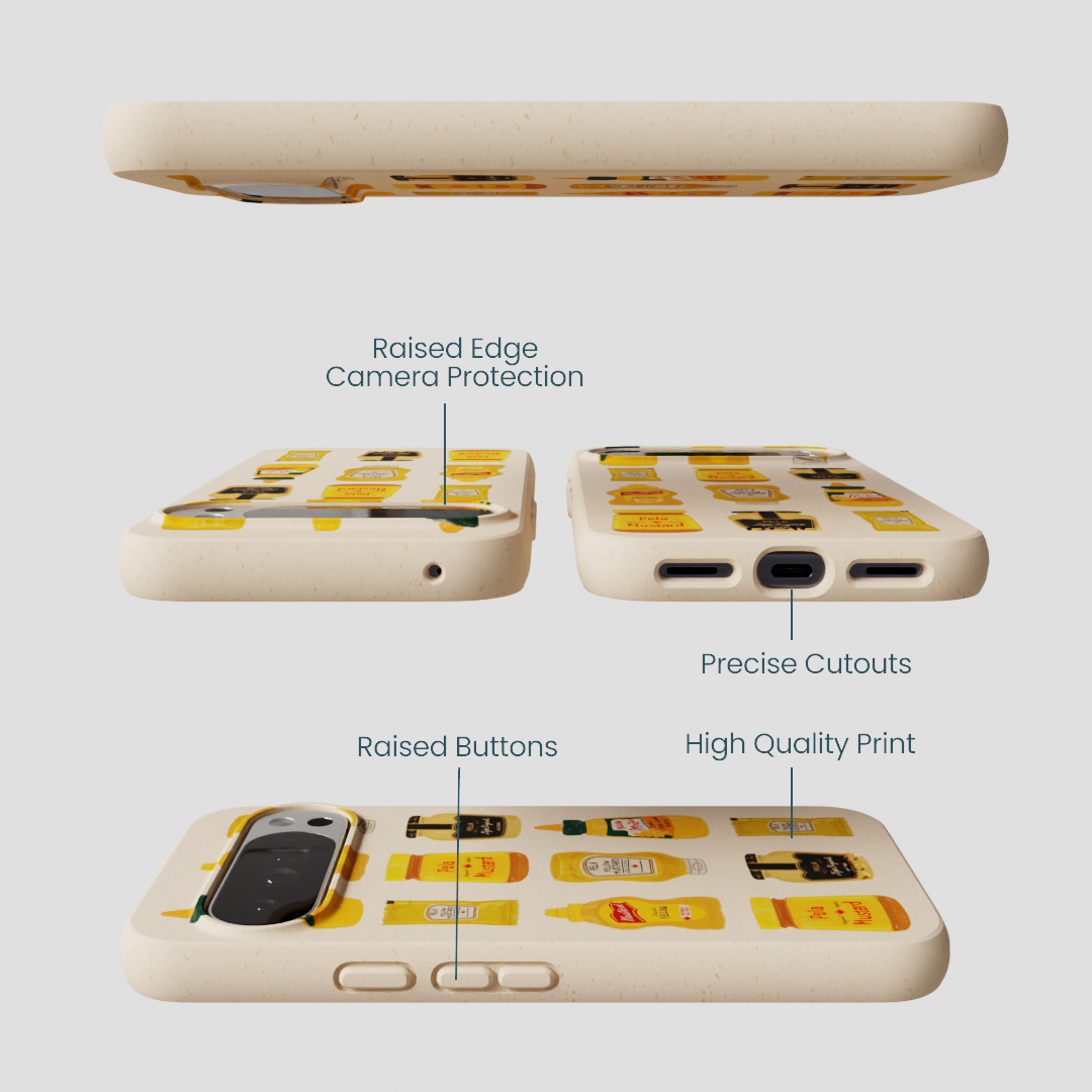 Seashell Mustard Fan Google Pixel 10 Pro XL Case