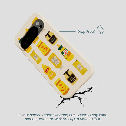 Seashell Mustard Fan Google Pixel 10/10 Pro Case