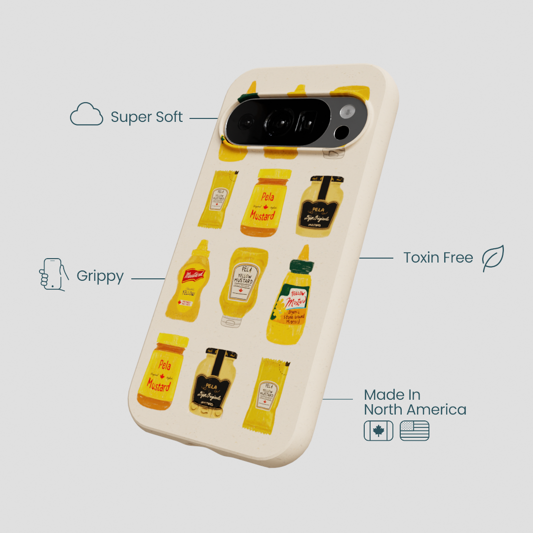 Seashell Mustard Fan Google Pixel 10/10 Pro Case