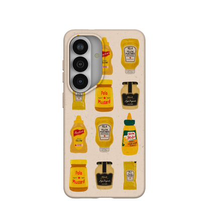 Seashell Mustard Fan Samsung Galaxy S26 Case