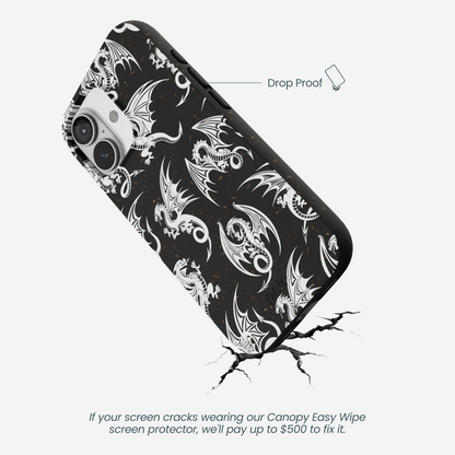 Black Mythical Dragons iPhone 17 Case