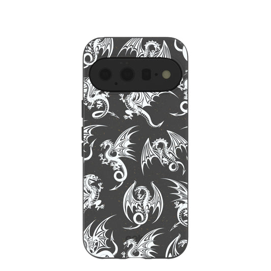 Black Mythical Dragons Google Pixel 11 Case