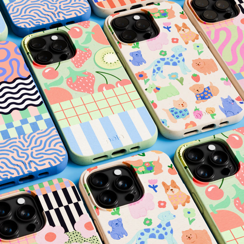 Electric Blue Tangerine Mix iPhone Air Case