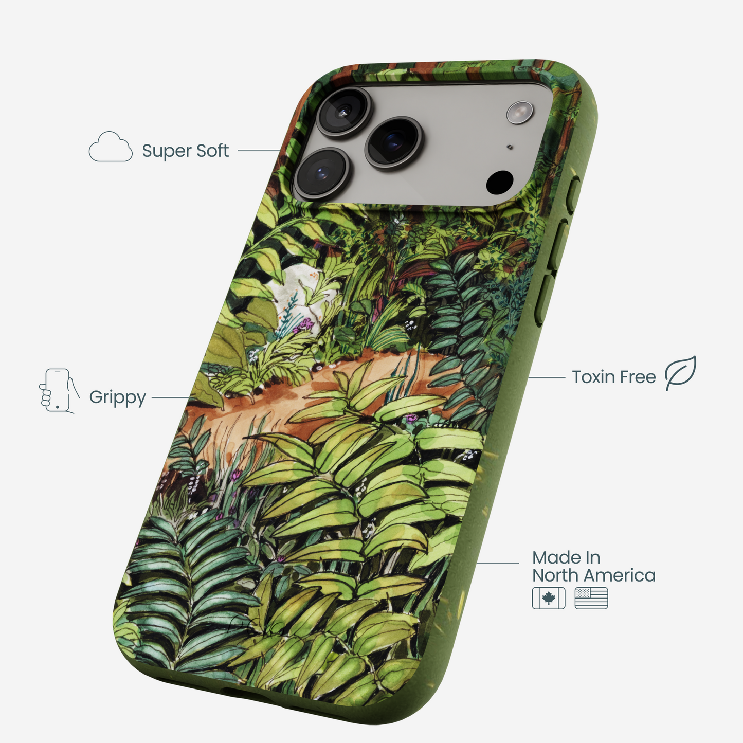 Forest Floor Nature Path iPhone 17 Pro Max Case