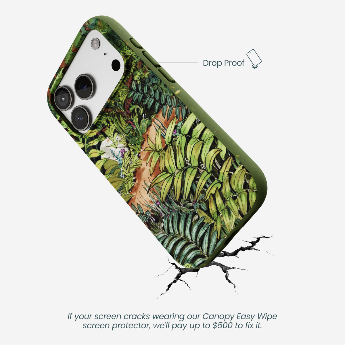 Forest Floor Nature Path iPhone 17 Pro Case