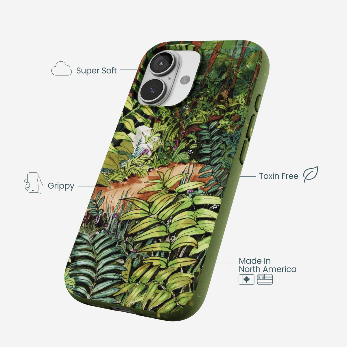 Forest Floor Nature Path iPhone 17 Case