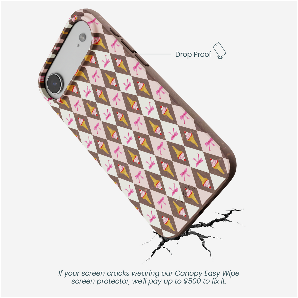 Chocolate Brown Neapolitan Dream iPhone Air Case