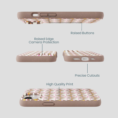 Chocolate Brown Neapolitan Dream iPhone 16e/17e Case