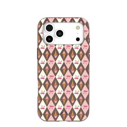 Chocolate Brown Neapolitan Dream iPhone 17 Pro Max Case