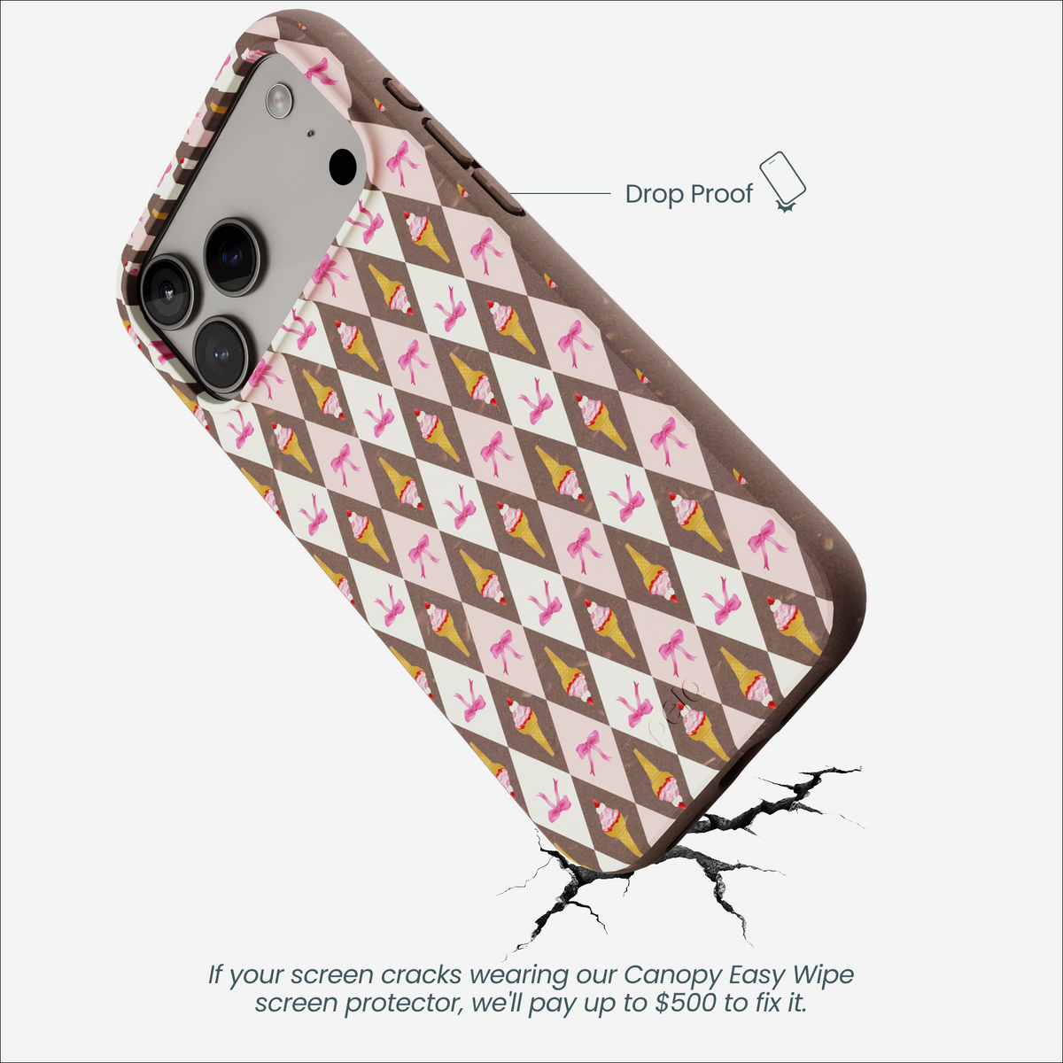 Chocolate Brown Neapolitan Dream iPhone 17 Pro Max Case