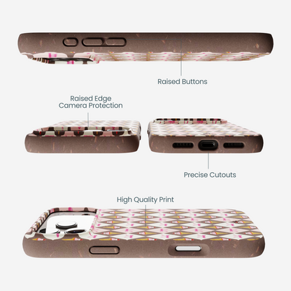 Chocolate Brown Neapolitan Dream iPhone 17 Pro Max Case