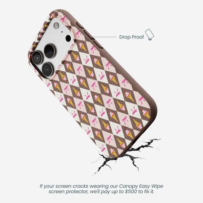 Chocolate Brown Neapolitan Dream iPhone 17 Pro Case