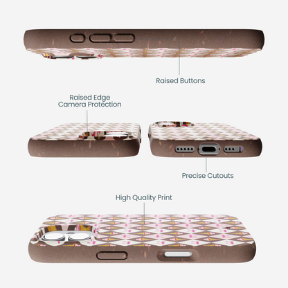 Chocolate Brown Neapolitan Dream iPhone 17 Case