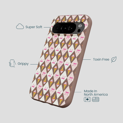 Chocolate Brown Neapolitan Dream Google Pixel 10/10 Pro Case