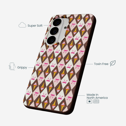 Chocolate Brown Neapolitan Dream Samsung Galaxy S26 Case