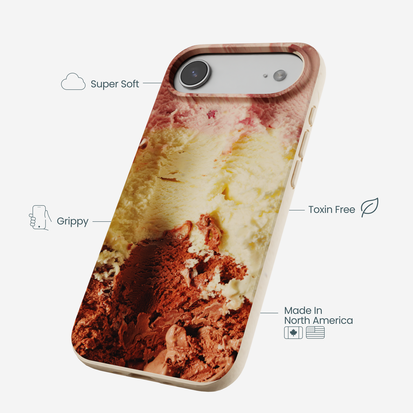 Seashell Neapolitan iPhone Air Case