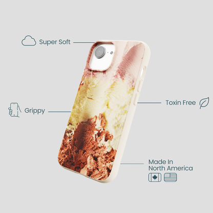 Seashell Neapolitan iPhone 16e/17e Case