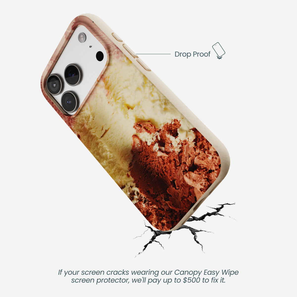 Seashell Neapolitan iPhone 17 Pro Case