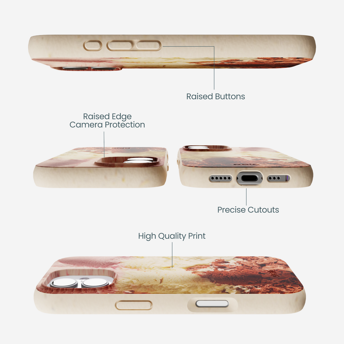 Seashell Neapolitan iPhone 17 Case