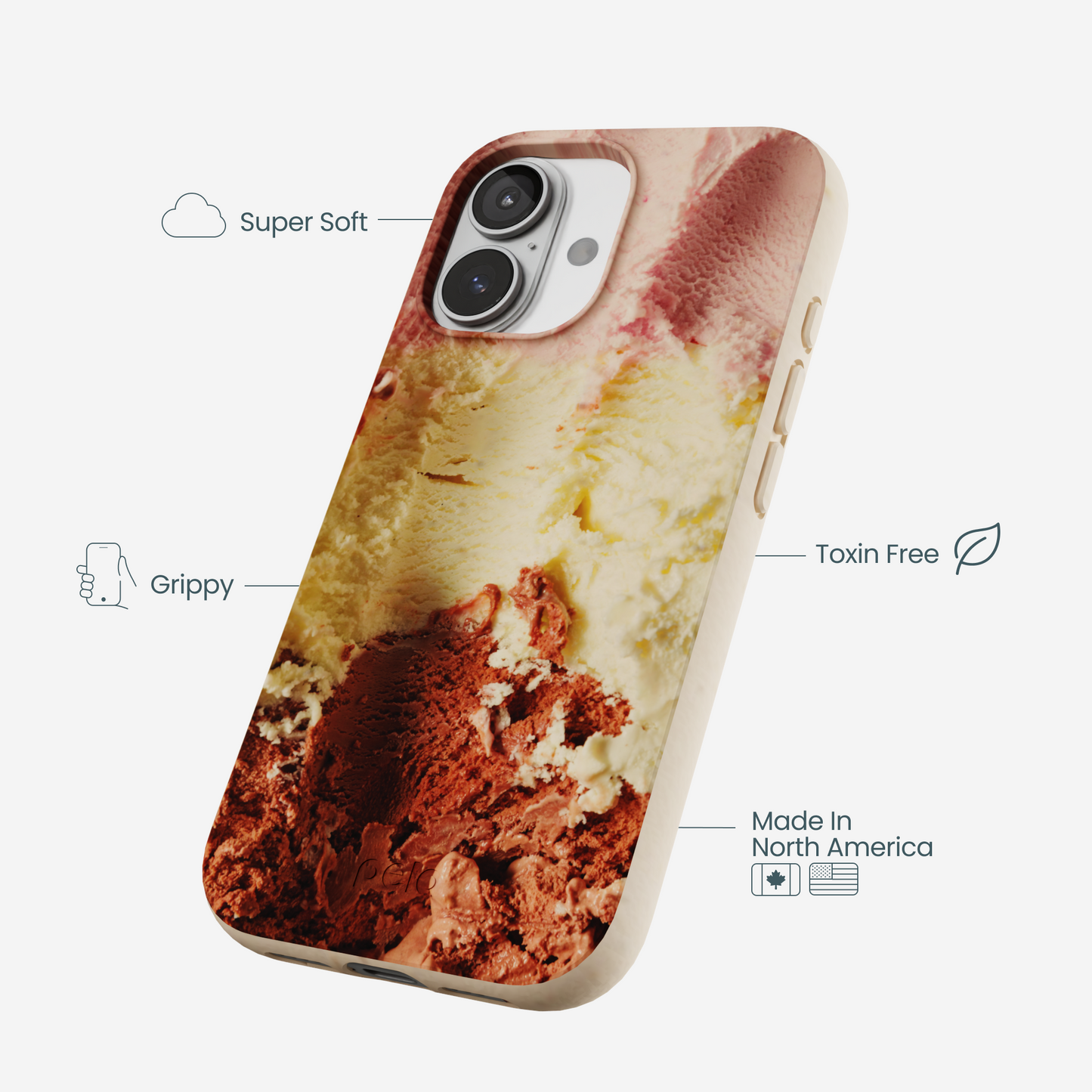 Seashell Neapolitan iPhone 17 Case