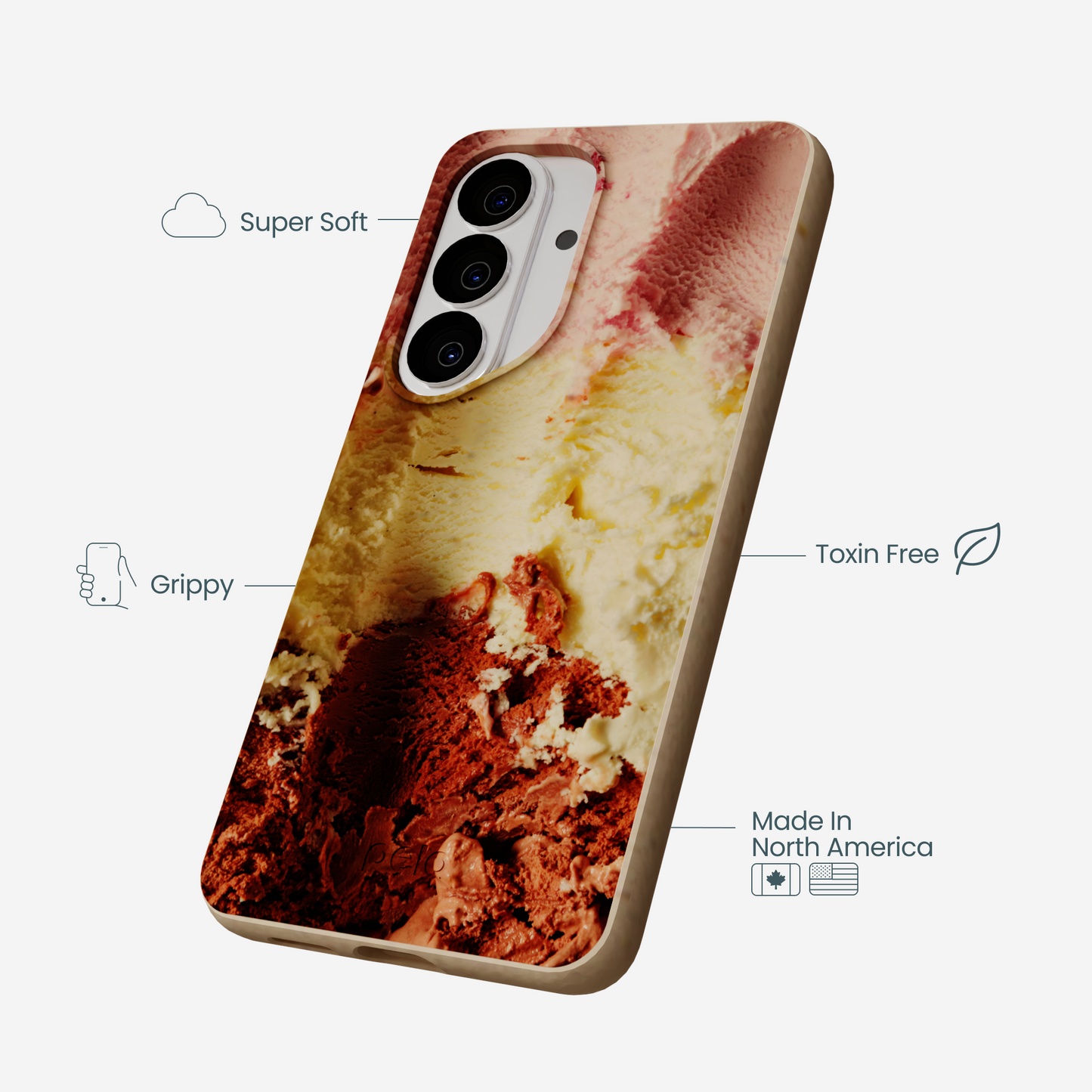 Seashell Neapolitan Samsung Galaxy S26 Case