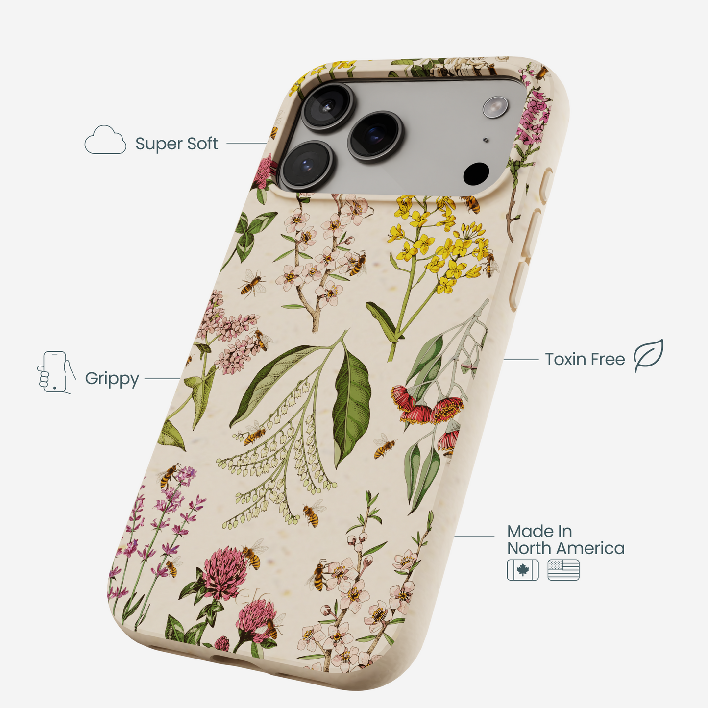 Seashell Nectar and Pollen iPhone 17 Pro Max Case