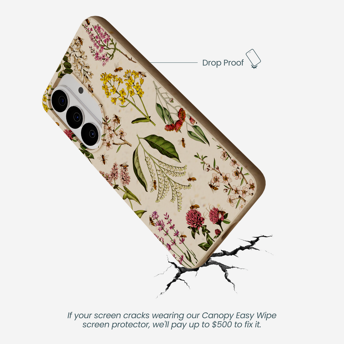 Seashell Nectar and Pollen Samsung Galaxy S26 Case