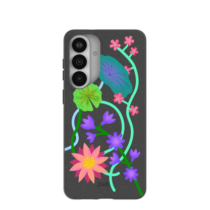 Black Neon Garden Samsung Galaxy S26+(Plus) Case