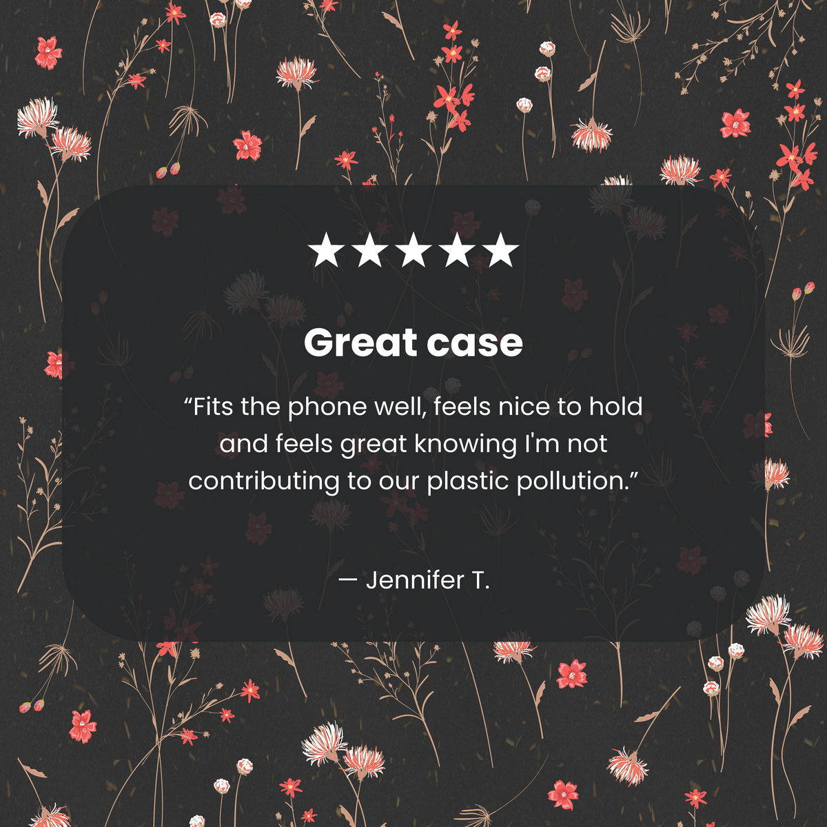 Black Night Garden iPhone 17 Pro Case