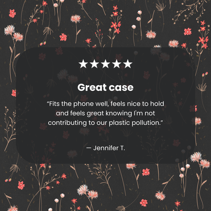 Black Night Garden iPhone 17 Case