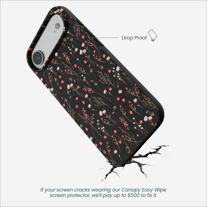 Black Night Garden iPhone Air Case